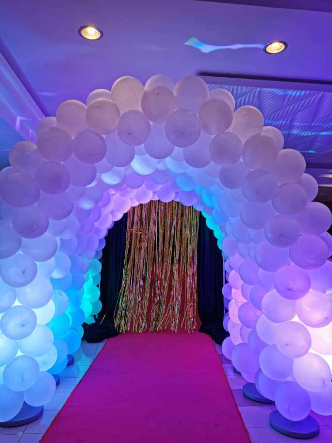 Balloon arch Penang decoration
