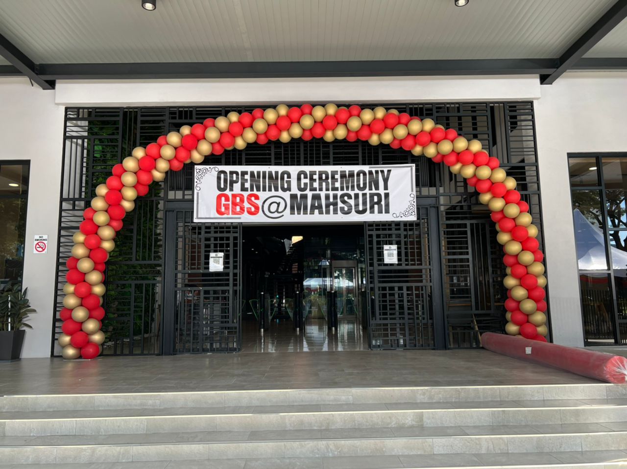 Balloon arch entrance feature Penang