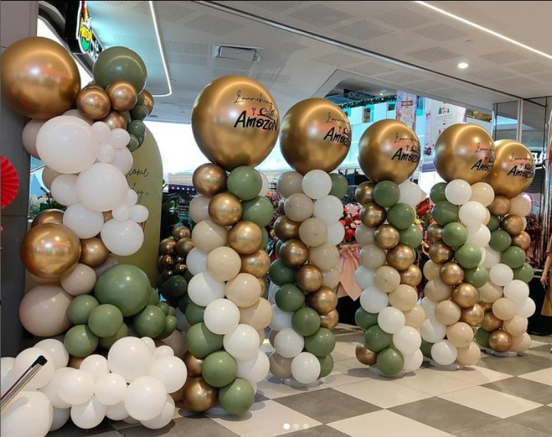 Balloon column decoration Penang