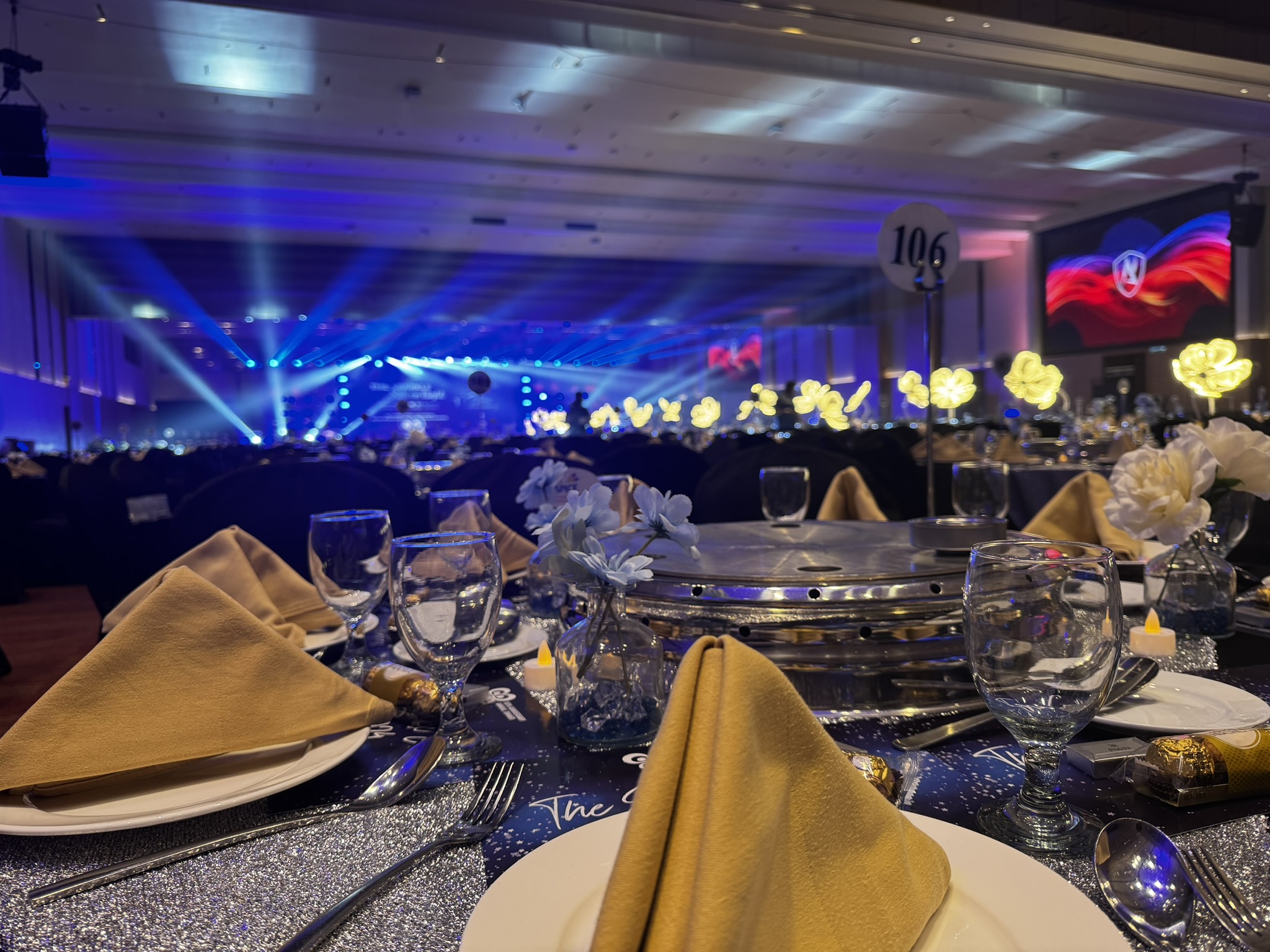 MDI Fortune Annual Dinner — Ballroom Setup